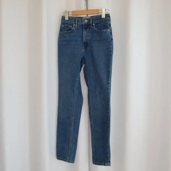 Everlane Original Cheeky Blue Denim Jean Sz 25 - Picture 2 of 7